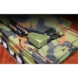 Czołg zdalnie sterowany ASG/dźwięk/dym 1:16 German Leopard II A6 RTR 2.4Ghz - Heng Long 3889-1U (S)